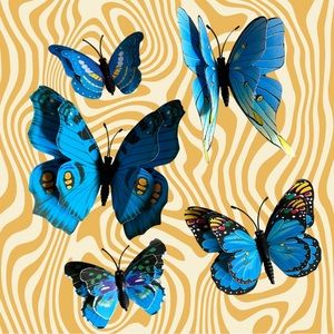 New fairy,festival hair clips. Set of 5 hand made by me!